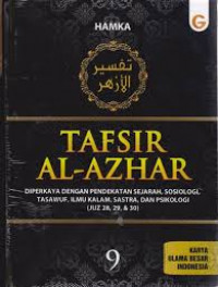 Tafsir Al-Azhar Buku 9 ( Juz 28,29,& 30)
