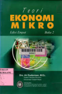 Teori Ekonomi Mikro; Buku 2