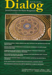 Dialog: Jurnal penelitian dan kajian keagamaan