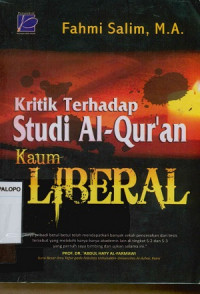 Kritik terhadap studi al-qur'an kaum liberal