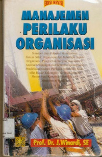 Manajemen Perilaku Organisasi