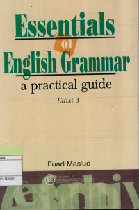 Essentials of English Grammar a practical guide